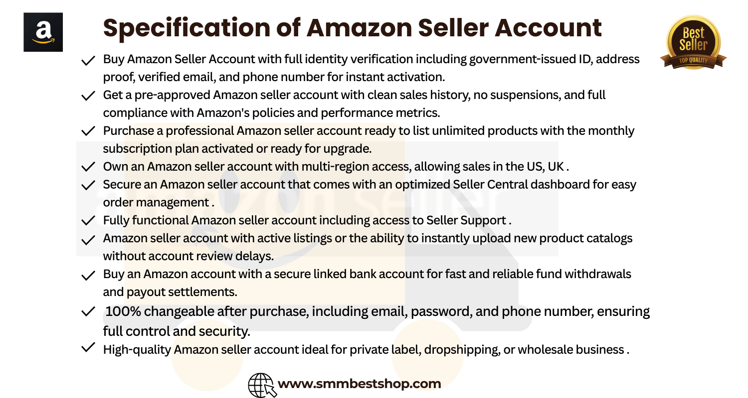 Buy Amazon Seller Account