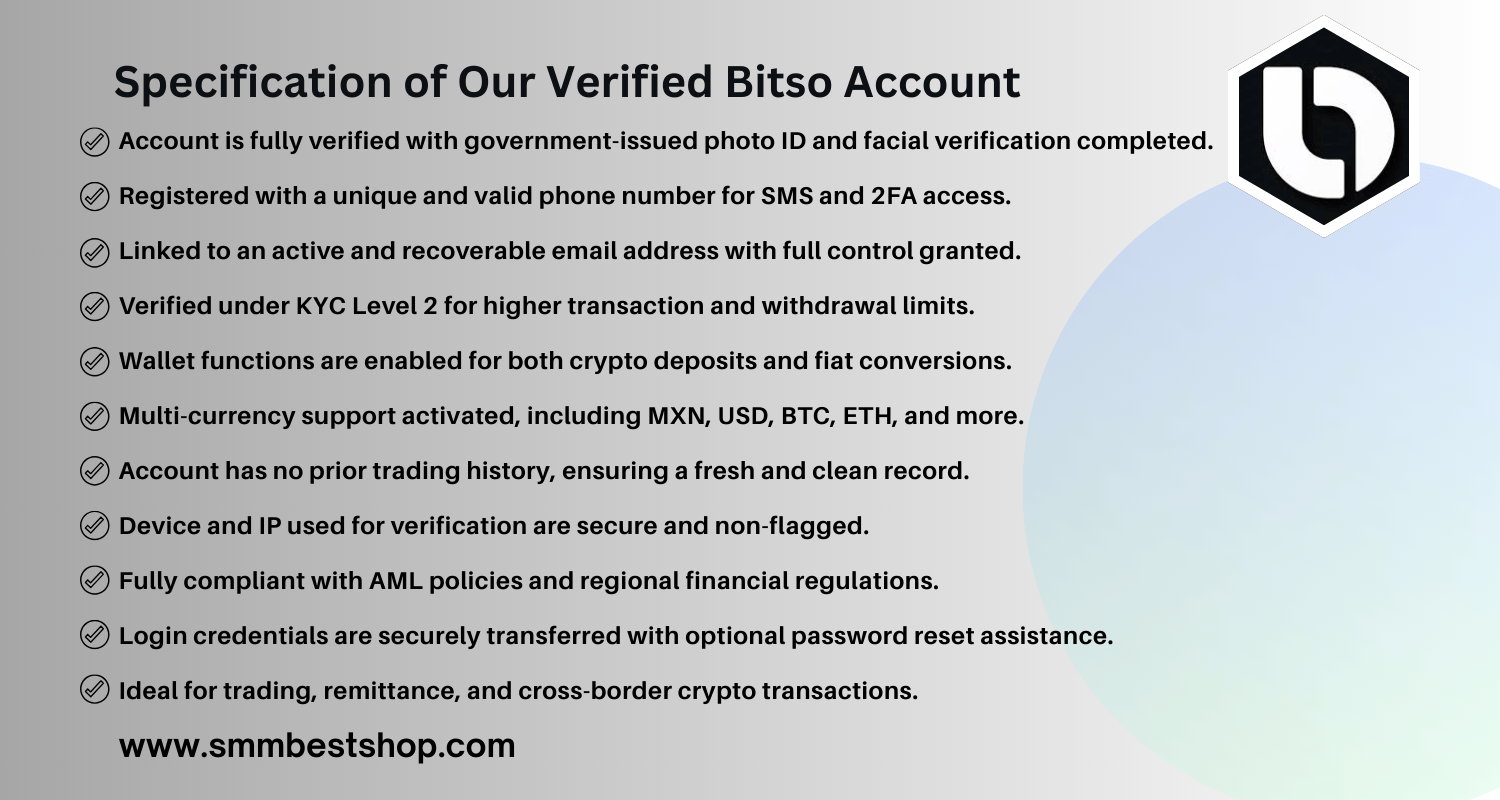 Buy Verified Bitso Account