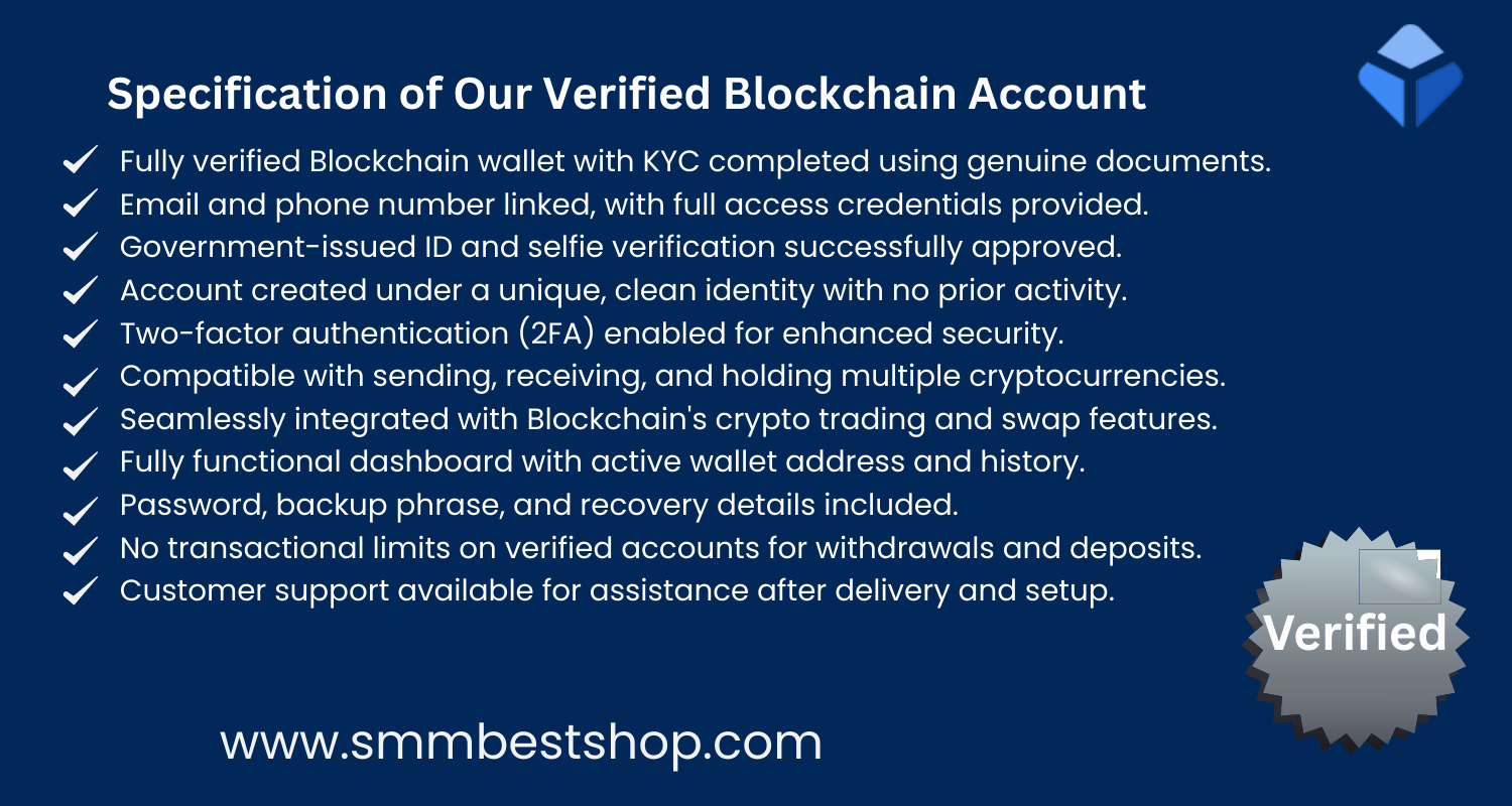 Buy Verified Blockchain Account