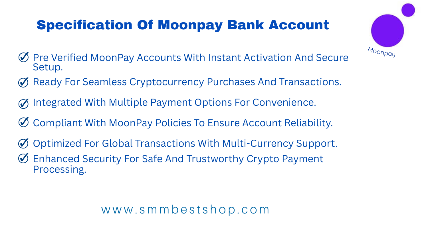 Buy Verified Moonpay Account