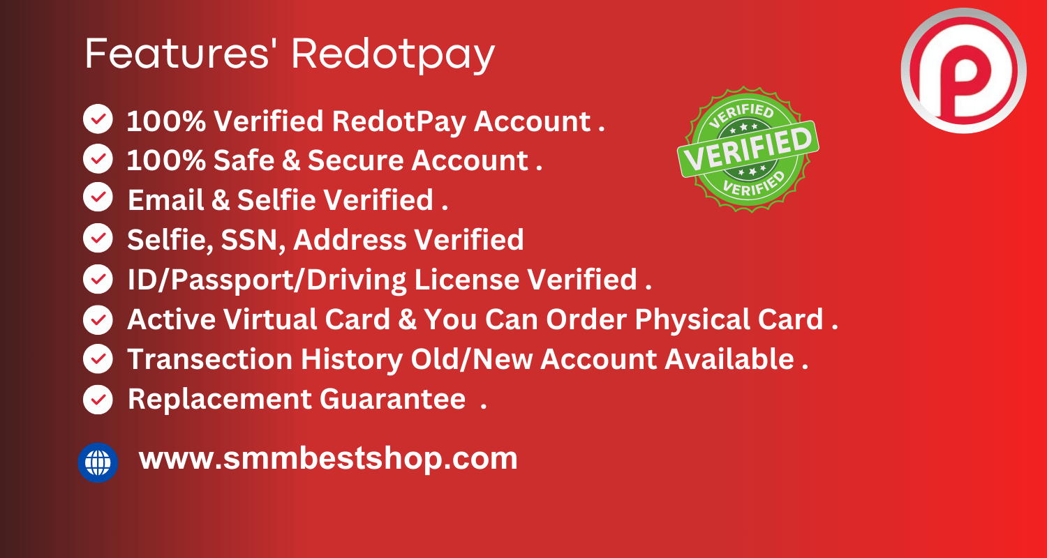 Buy Verified RedotPay Account 