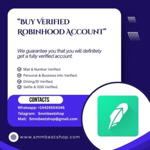 Buy Verified Robinhood Account