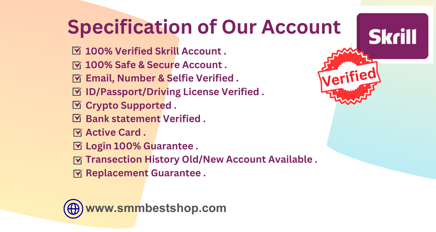 Buy Verified Skrill Account