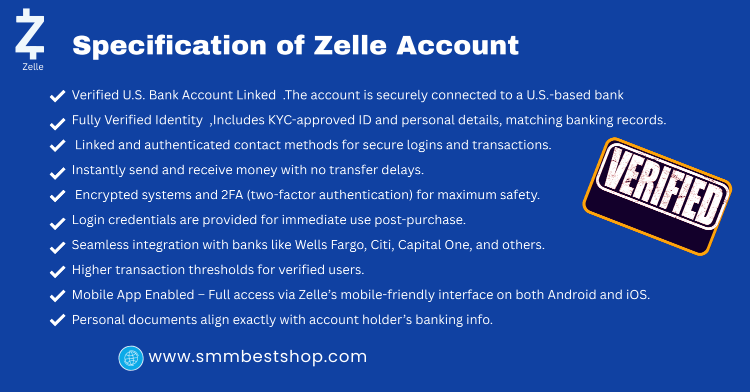 Buy Verified Zelle Account