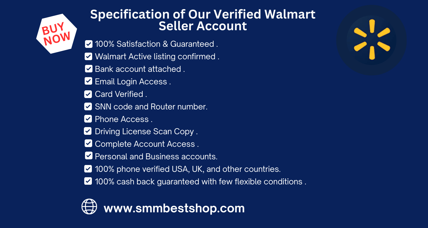 Buy Walmart Seller Account